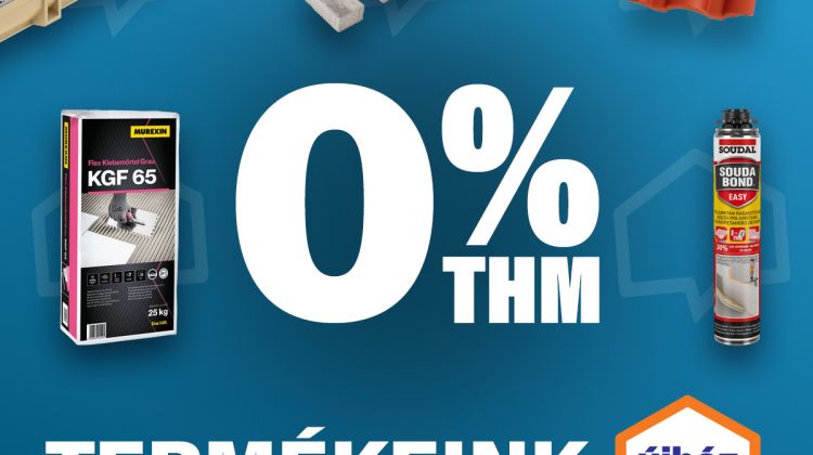 0% THM - Termékeink kamatmentes részletre