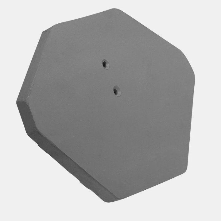 Creaton Domino Kúpcserép Kezdő- és zárókorong kerámia PD engóbozott palaszürke