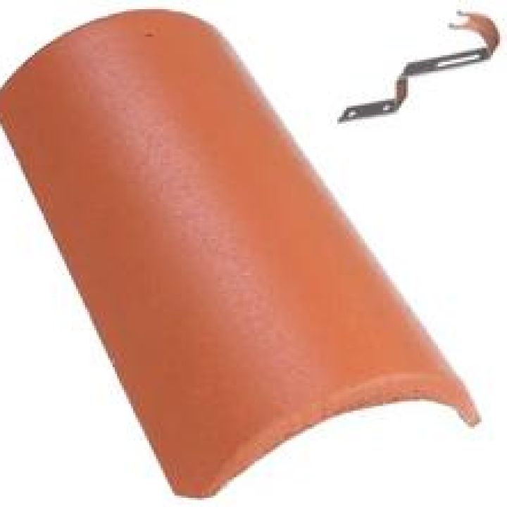 Terrán Danubia Szegélycserép bal ColorSystem barna