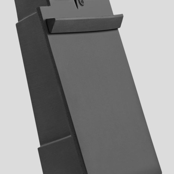 Creaton Domino Taréjszellőző szegélycserép bal engóbozott szürke matt