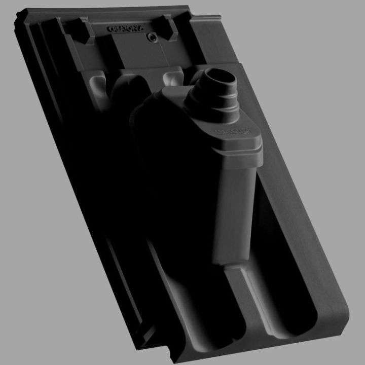 SwissporTON Rapido Antennakivezető cserép NW60 engóbozott fekete