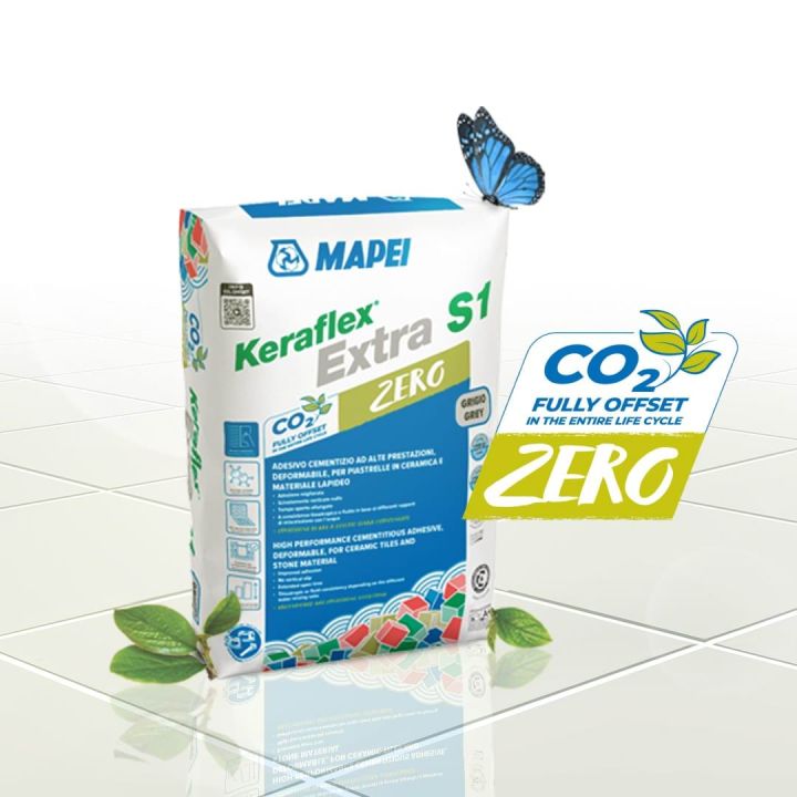 Mapei Keraflex Extra S1 Zero Kerámiaburkolat ragasztó szürke 25 kg