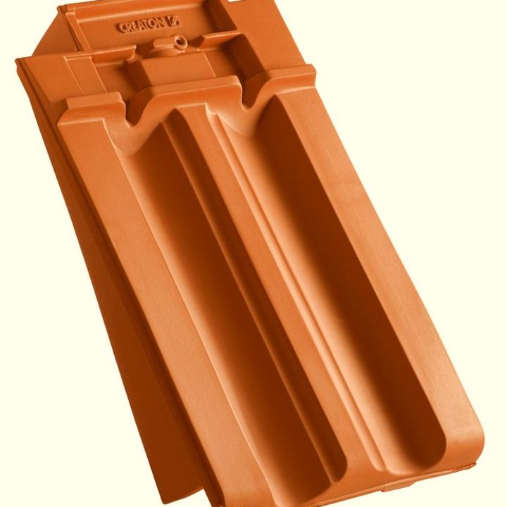 SwissporTON Rapido Taréjszellőző szegélycserép bal engóbozott téglavörös