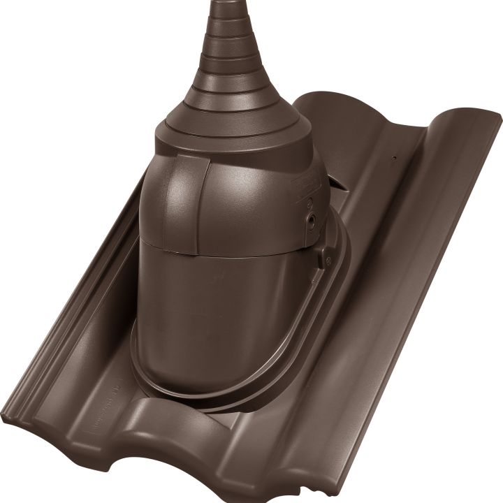 Bramac Durovent Római Antennakivezető egység sötétbarna