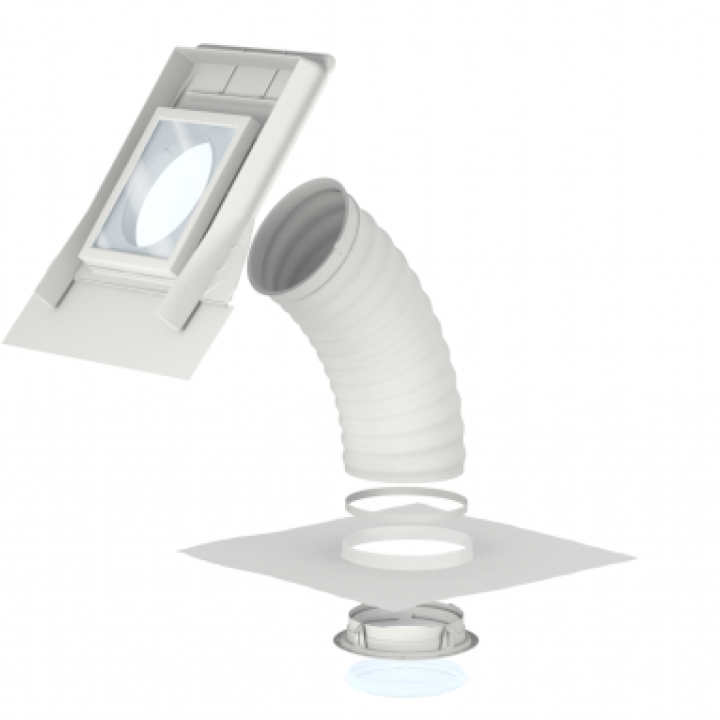Velux fénycsatorna TWF 2010 OK14 47x47cm flexibilis csővel magastetőbe