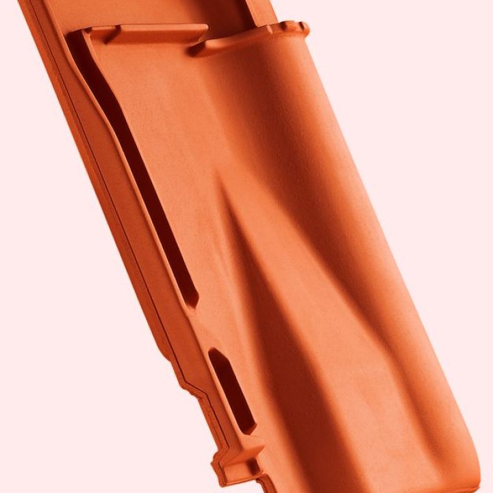 Creaton Futura Szellőzőcserép 32,5 cm2 engóbozott rézvörös