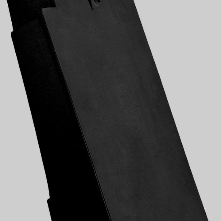 Creaton Domino Szegélycserép bal engóbozott fekete matt