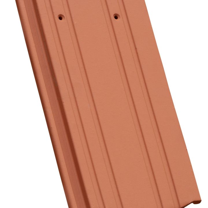 Újház Kerka hornyolt ívesvágású alapcserép natúrvörös