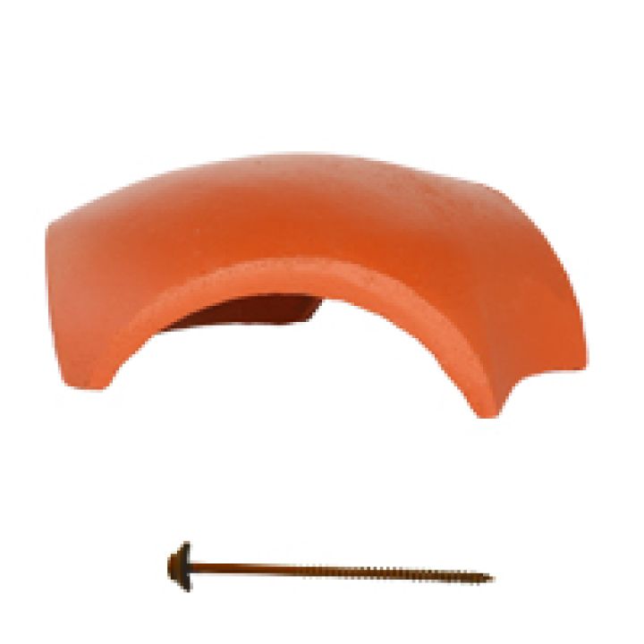 újHáz Standard/Synus 3-as Elosztó kúpcserép Colorsystem meggypiros