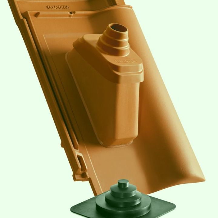 SwissporTON Balance Antennakivezető cserép NW60 engóbozott sötétbarna