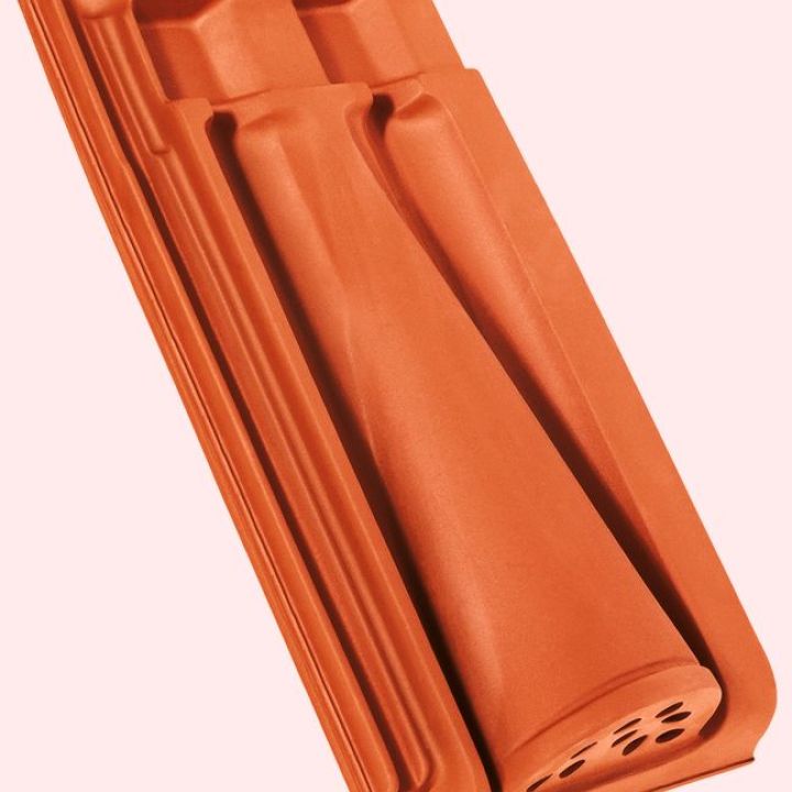 Creaton Rustico Szellőzőcserép 12 cm2 engóbozott rézvörös