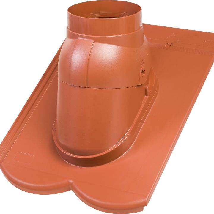 Bramac Durovent Reviva Füstgázkivezető egység AK116 téglavörös