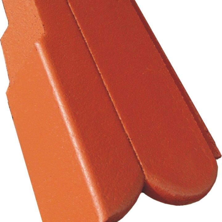 Terrán Rundo 3/4-es szegélycserép bal Elegant tégla (60 db/rkl)