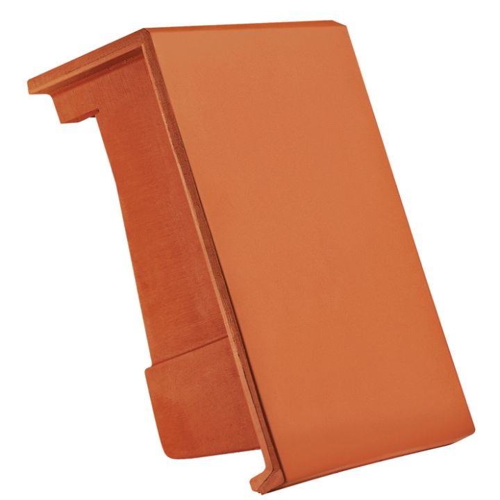 Creaton Domino Félnyeregtető szegélycserép bal natúrvörös