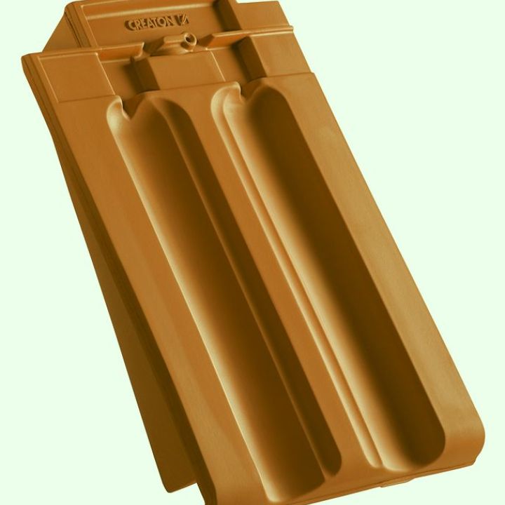 SwissporTON Rapido Szegélycserép bal engóbozott sötétbarna