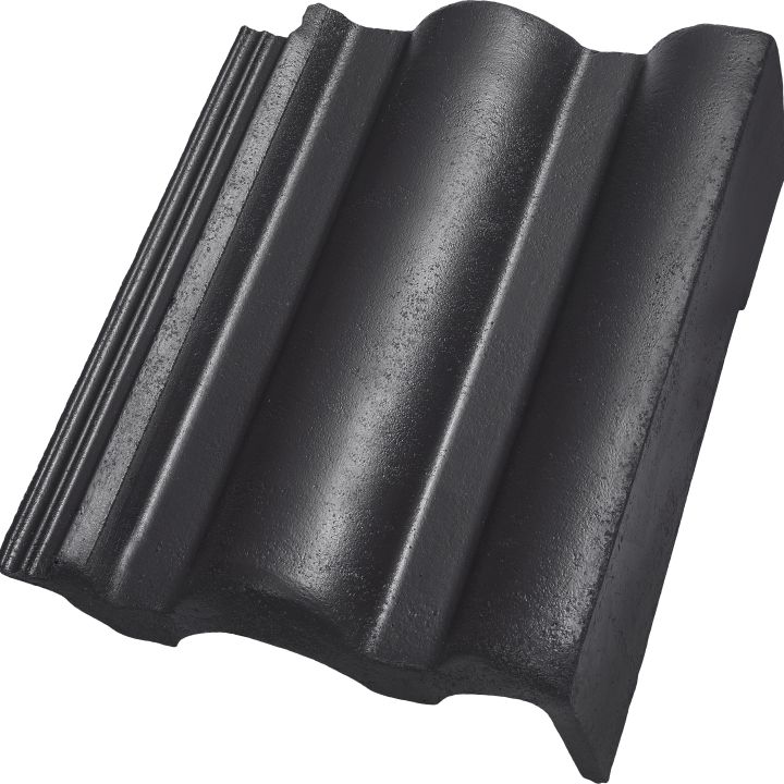 Bramac Római Protector Félnyeregtető szegélycserép jobb antracit