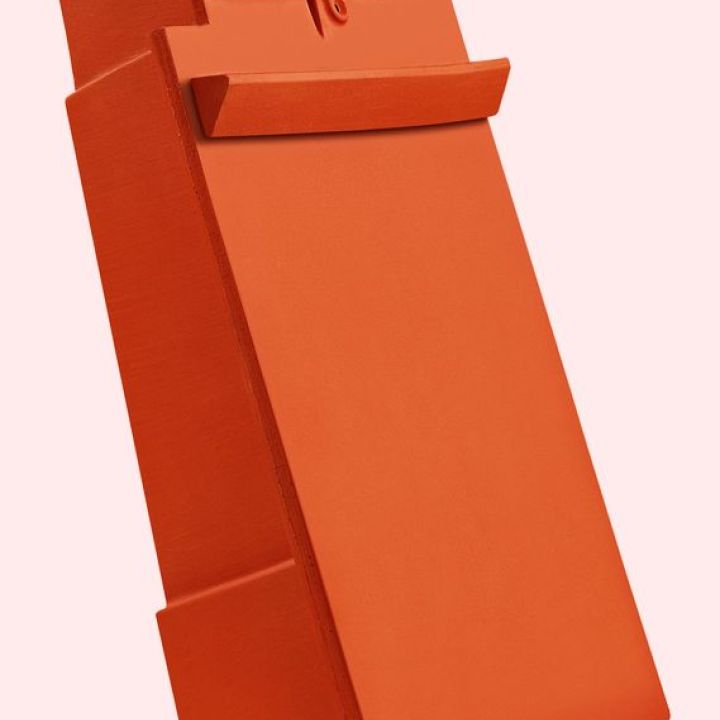 Creaton Domino Taréjszellőző szegélycserép bal engóbozott rézvörös