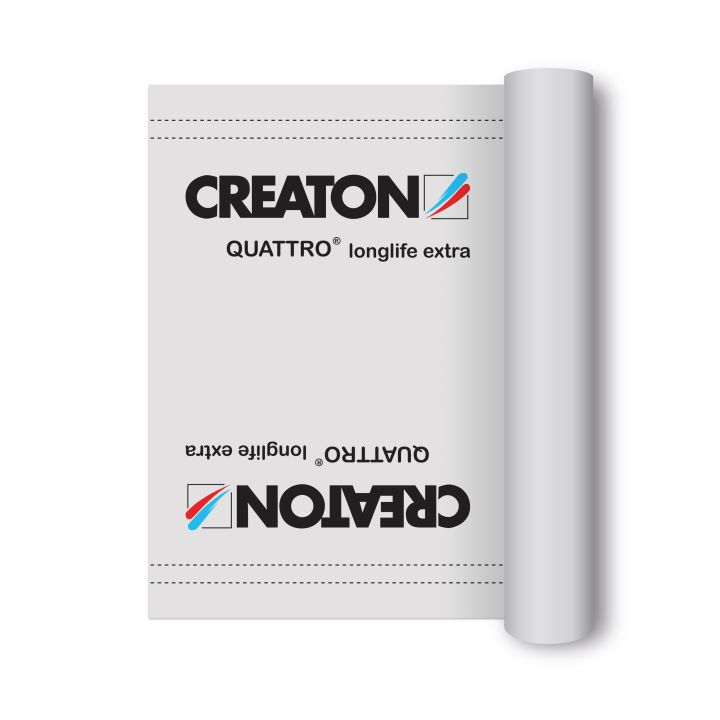 Creaton Quattro longlife extra páraáteresztő, vízhatlan tetőfólia, 1,5m/25m, 37,5 m2/tekercs