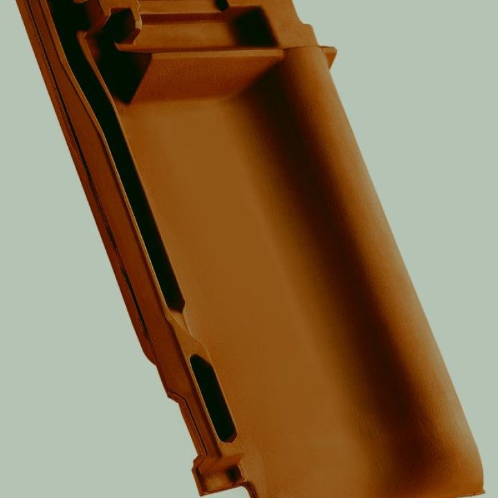 Creaton Futura Taréjszellőző cserép engóbozott sötétbarna