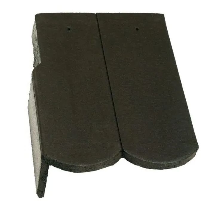 Terrán Rundo Szegélycserép bal Resistor 2020 carbon (36 db/rkl)