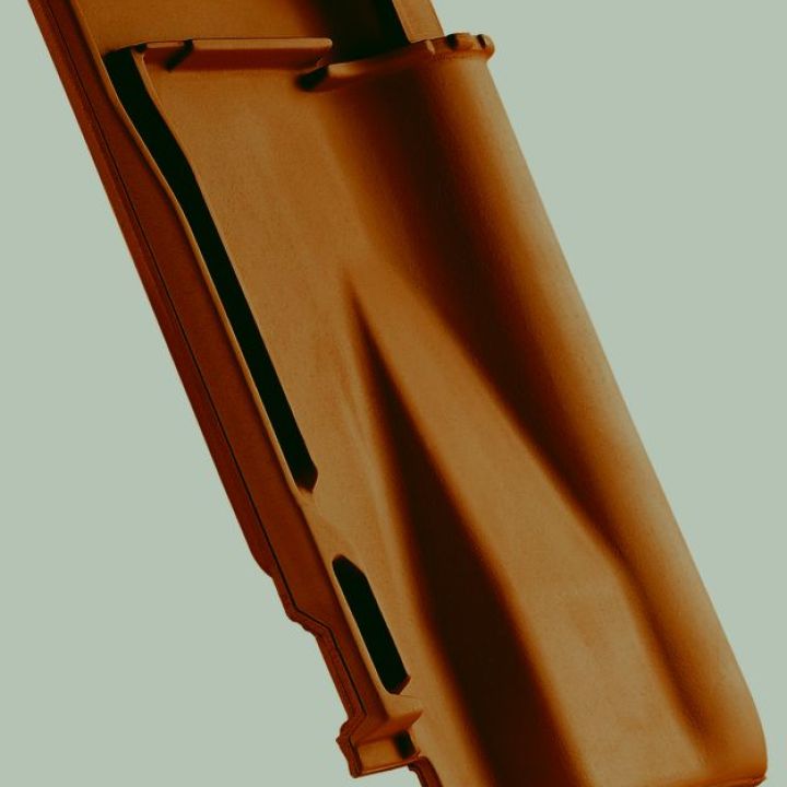 Creaton Futura Szellőzőcserép 32,5 cm2 engóbozott sötétbarna