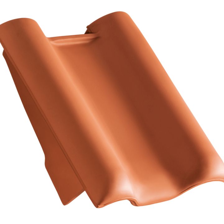 Creaton Futura Félnyeregtető szegélycserép bal natúrvörös