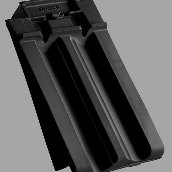 SwissporTON Rapido Taréjszellőző szegélycserép bal engóbozott fekete