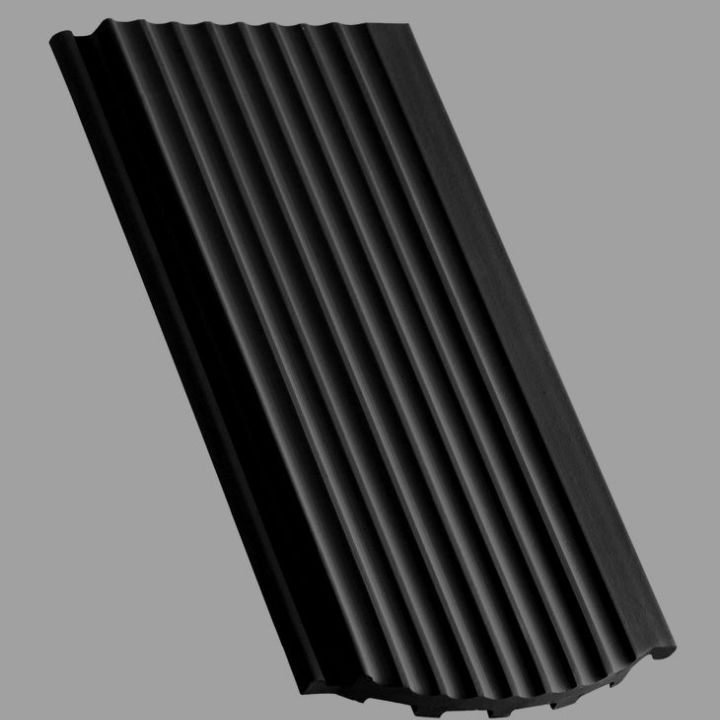 SwissporTON Hortobágy Szellőző alapcserép 10 cm2 engóbozott fekete