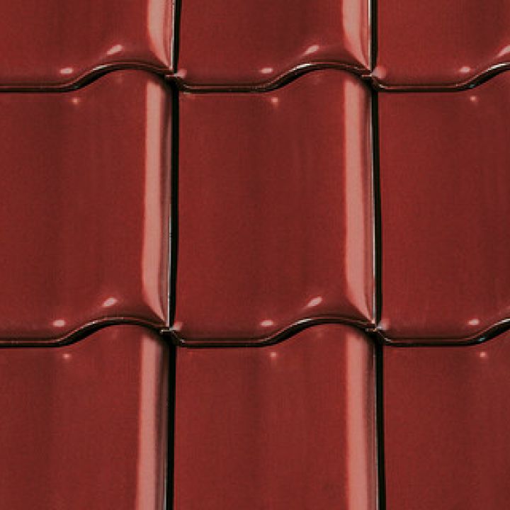 Creaton Futura Félcserép engóbozott borvörös