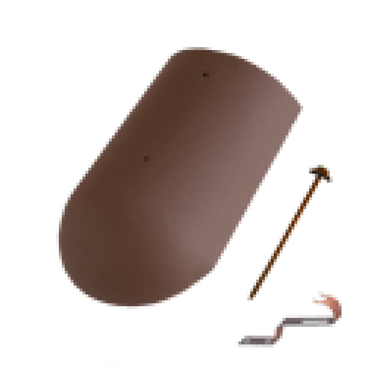 Terrán Danubia Kezdő kúpcserép ColorSystem barna