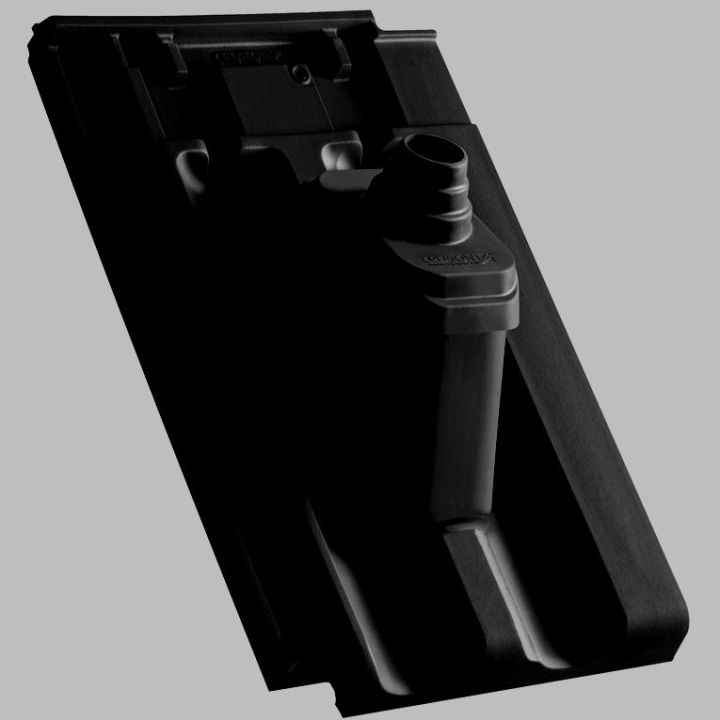 SwissporTON Rapido Antennakivezető cserép NW60 engóbozott fekete matt