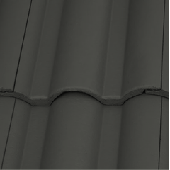 újHÁZ Granite Lux Matt beton szellőzőcserép kupakkal antracit (44 db/rkl)