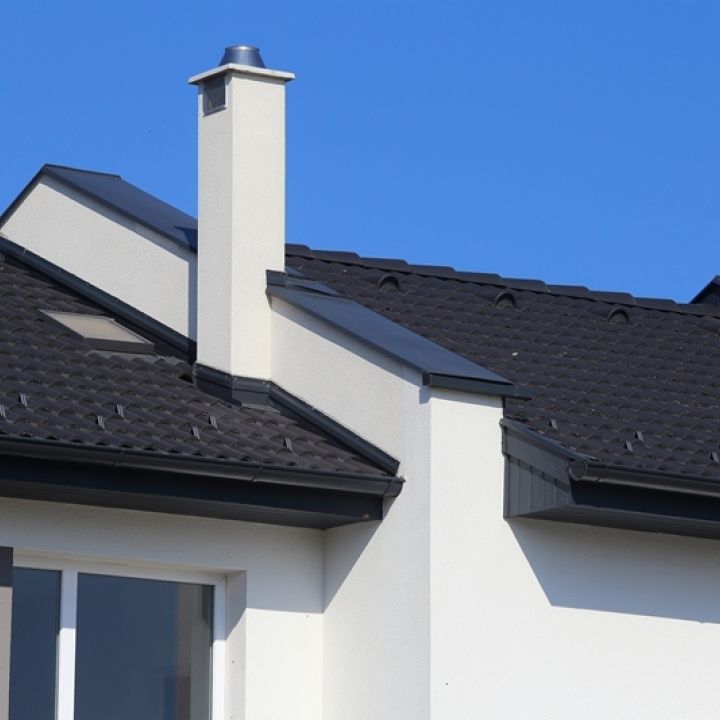 újHÁZ Toscana Classic beton szellőzőcserép kupakkal antracit (44 db/rkl)