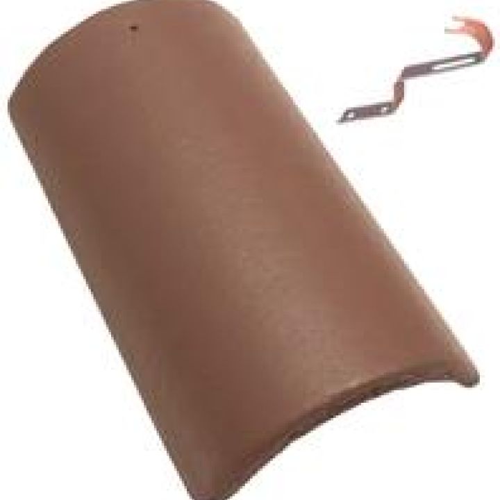 Terrán Danubia Kúpcserép ColorSystem barna