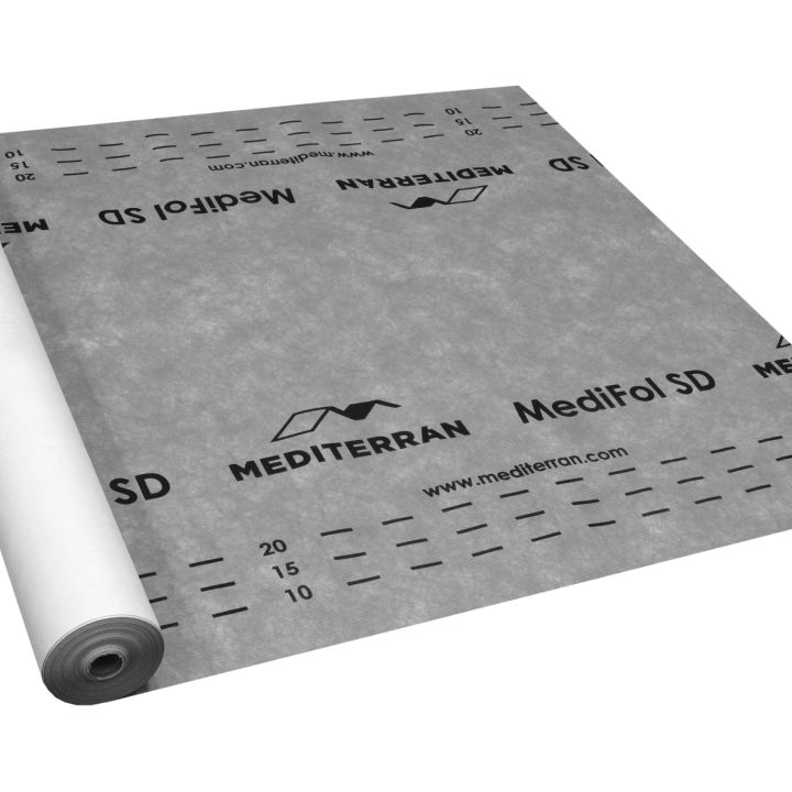 Terrán MediFol SD Páraáteresztő tetőfólia 120 g, 75 m2/tekercs