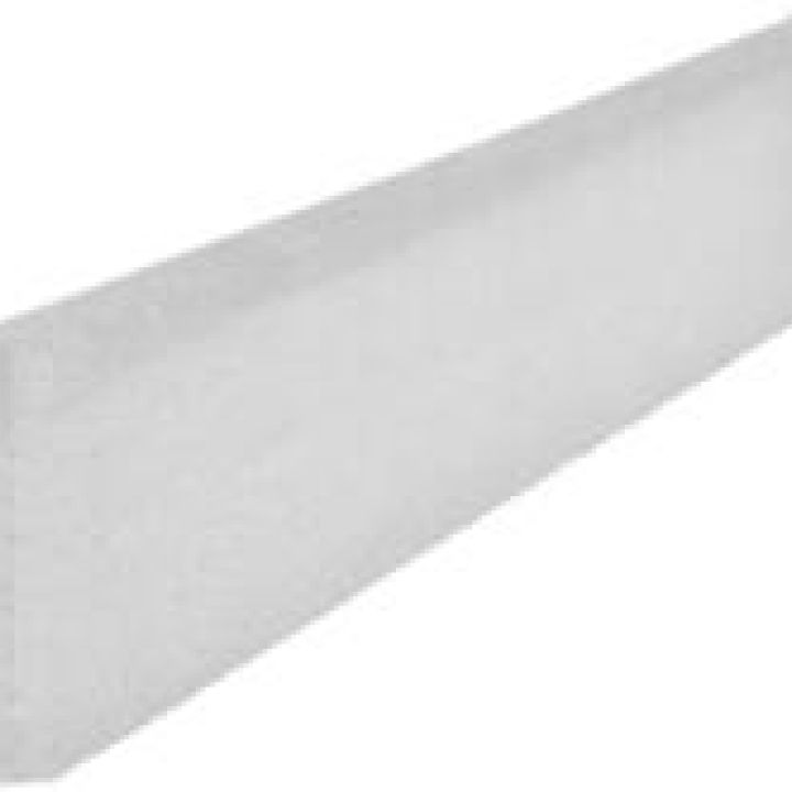 SW Kerti szegély fehér 5x20x100 cm