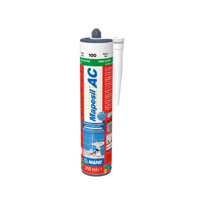 Mapei Mapesil AC Zero Szilikon fugázó 100 fehér 310 ml