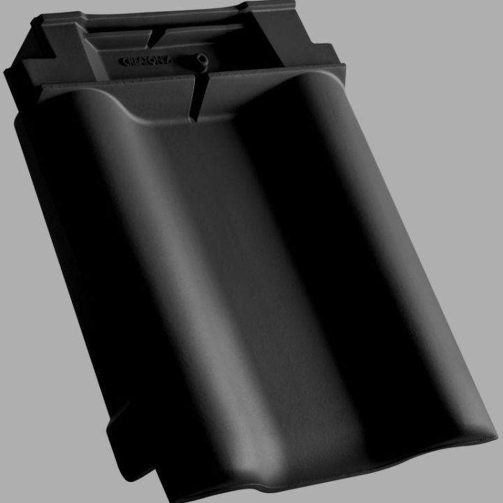 SwissporTON Balance Taréjszellőző szegélycserép bal engóbozott fekete