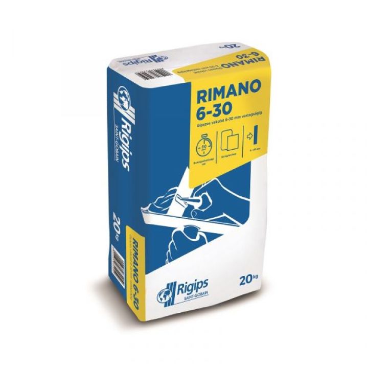 Rigips Rimano 6-30 Gipszes vakolat 20 kg