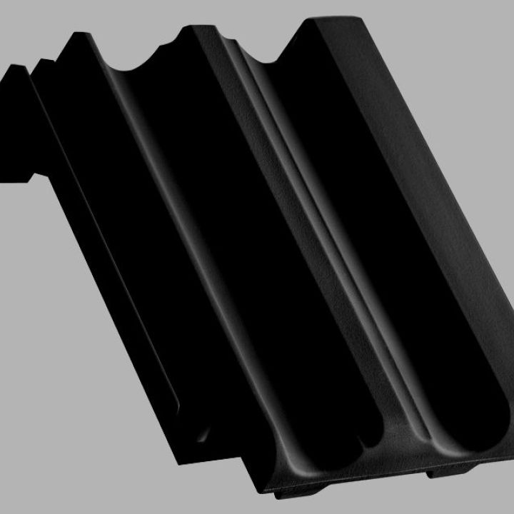 SwissporTON Rapido Félnyeregtető cserép engóbozott fekete matt