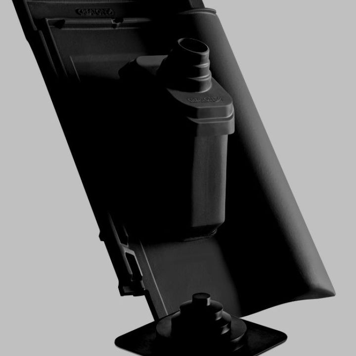 SwissporTON Balance Antennakivezető cserép NW60 engóbozott fekete matt