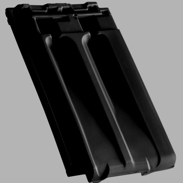 SwissporTON Rapido Szellőzőcserép 37,5 cm2 engóbozott fekete matt