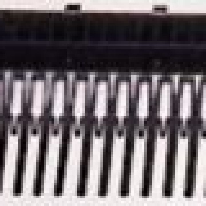 Bramac Műanyag szellőzőléc fekete 1 m