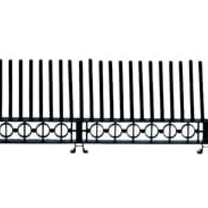 Creaton Alumínium fésűs ereszelem fekete 5 m