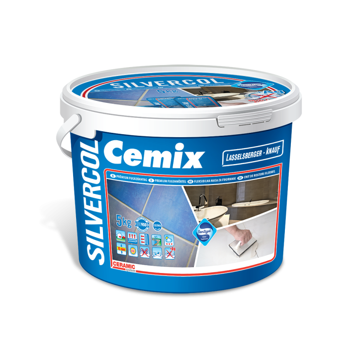 Cemix 8640 Silvercol Fugázó 1-15 mm, (CG2WA) bahama beige 5 kg