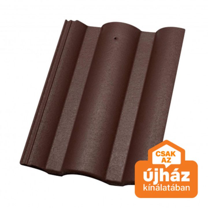 újHáz Standard Alapcserép Colorsystem kakaóbarna