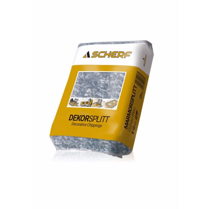 Scherf Márványzúzalék duna-kék 8-12 mm 25 kg PE-zsák