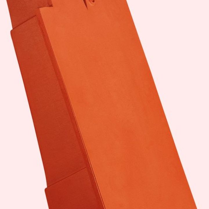 Creaton Domino Szegélycserép bal engóbozott rézvörös