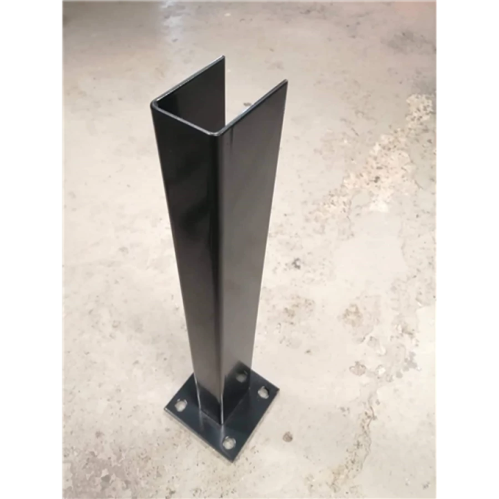 Reti Oszloptartó 60x40 mm, 15 cm, RAL7016 antracit