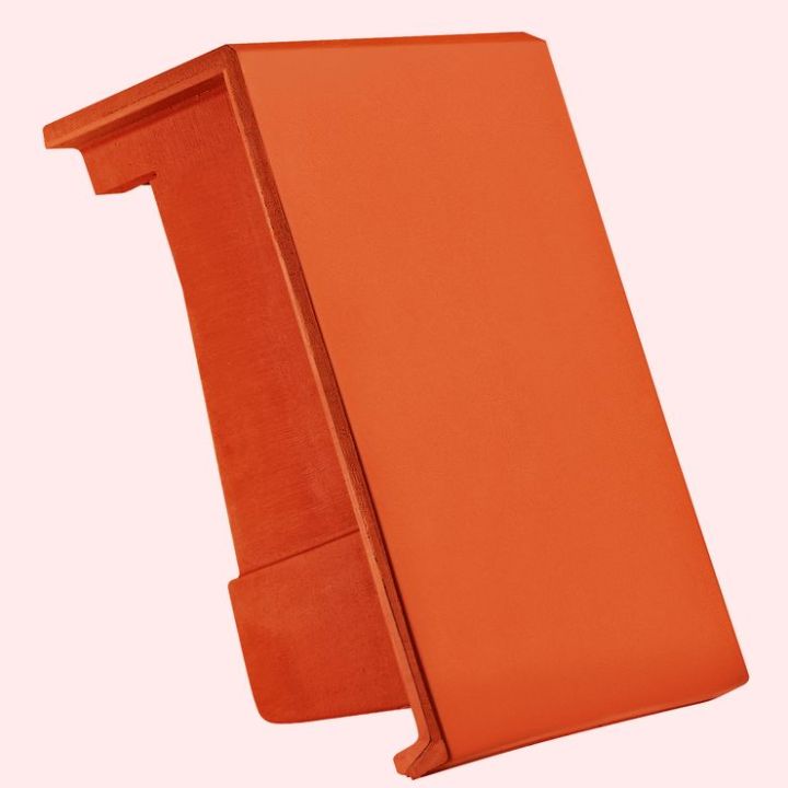 Creaton Domino Félnyeregtető szegélycserép bal engóbozott rézvörös